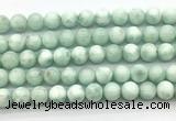 CAS303 15.5 inches 10mm round snowflake angelite gemstone beads