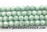 CAS304 15.5 inches 12mm round snowflake angelite gemstone beads