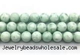 CAS306 15.5 inches 16mm round snowflake angelite gemstone beads