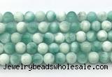 CAS312 15.5 inches 10mm round snowflake angelite gemstone beads