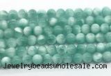 CAS331 15.5 inches 8mm round peacock angelite gemstone beads