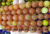 AGBS120 15 inches 14mm round agate gemstone beads wholesale