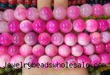 AGBS123 15 inches 14mm round agate gemstone beads wholesale