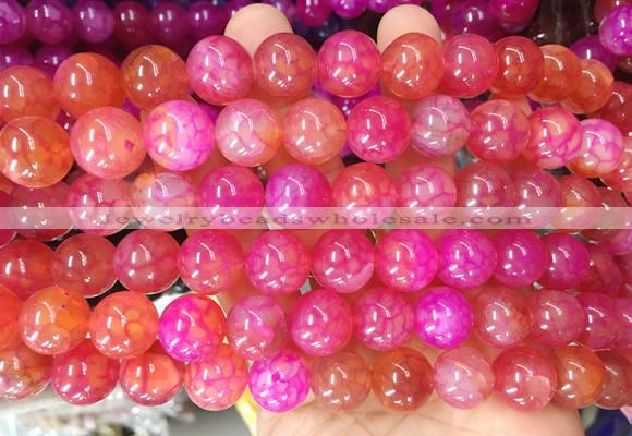 AGBS124 15 inches 14mm round agate gemstone beads wholesale