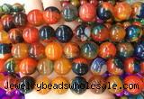 AGBS143 15 inches 14mm round agate gemstone beads wholesale