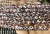 AGBS184 15 inches 8mm round tibetan dzi agate beads wholesale