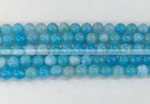 AGBS81 15 inches 8mm round blue fire agate beads wholesale