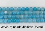 AGBS82 15 inches 10mm round blue fire agate beads wholesale