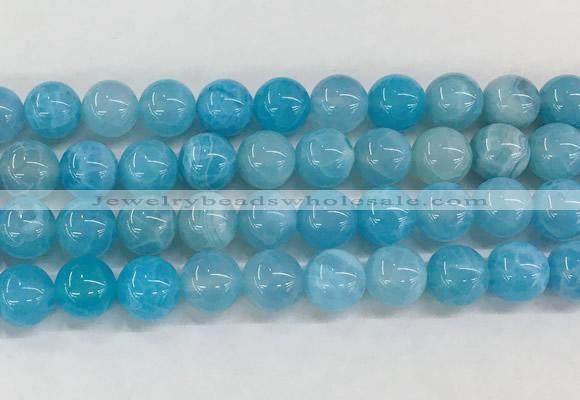 AGBS83 15 inches 12mm round blue fire agate beads wholesale