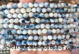 BIBS14 15 inches 6mm faceted nuggets blue ice glacierite stone beads wholesale