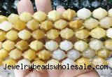 BLBS05 15 inches 10*11mm bell yellow aventurine jade beads wholesale