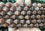 BLBS06 15 inches 10*11mm bell purple aventurine jade beads wholesale