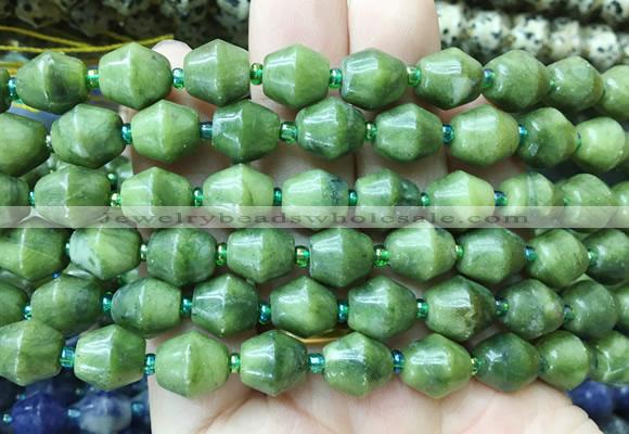 BLBS10 15 inches 10*11mm bell China jade beads wholesale