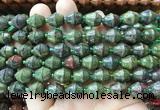 BLBS24 15 inches 10*11mm bell dragon blood jasper beads wholesale