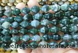 BLBS26 15 inches 10*11mm bell moss agate beads wholesale