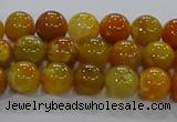 CAA1041 15.5 inches 6mm round dragon veins agate beads wholesale