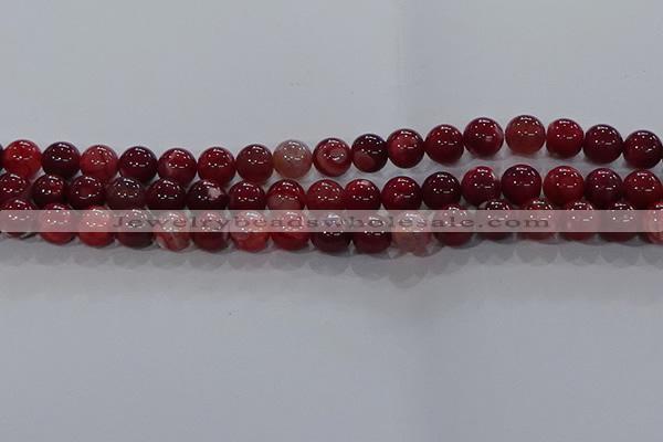 CAA1053 15.5 inches 10mm round dragon veins agate beads wholesale