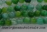 CAA1065 15.5 inches 4mm round dragon veins agate beads wholesale