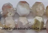 CAA1116 15.5 inches 13*18mm - 15*20mm faceted nuggets sakura agate beads