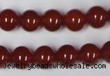 CAA112 15.5 inches 10mm round red agate gemstone beads wholesale