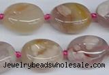 CAA1120 15.5 inches 15*20mm nuggets sakura agate gemstone beads