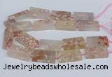 CAA1167 15.5 inches 22*40mm rectangle sakura agate gemstone beads