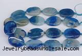 CAA1173 15.5 inches 25*35mm - 30*40mm freeform sakura agate beads