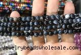 CAA1543 15.5 inches 6mm round banded agate beads wholesale