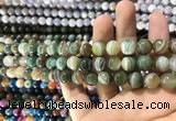 CAA1586 15.5 inches 8mm round banded agate beads wholesale