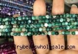 CAA1596 15.5 inches 4mm round banded agate beads wholesale