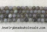 CAA1804 15.5 inches 12mm round banded agate gemstone beads