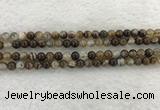 CAA1821 15.5 inches 6mm round banded agate gemstone beads