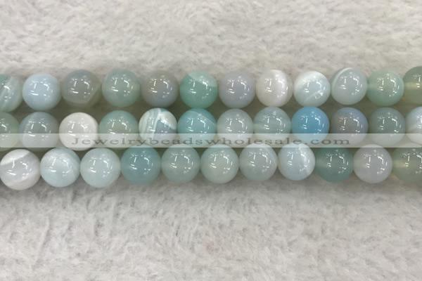 CAA1846 15.5 inches 16mm round banded agate gemstone beads