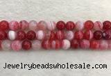 CAA1894 15.5 inches 12mm round banded agate gemstone beads