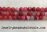 CAA1895 15.5 inches 14mm round banded agate gemstone beads