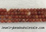 CAA1903 15.5 inches 10mm round banded agate gemstone beads