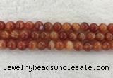 CAA1904 15.5 inches 12mm round banded agate gemstone beads