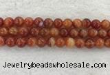 CAA1905 15.5 inches 14mm round banded agate gemstone beads