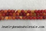 CAA1913 15.5 inches 10mm round banded agate gemstone beads