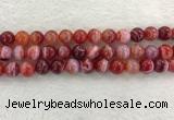 CAA1924 15.5 inches 12mm round banded agate gemstone beads