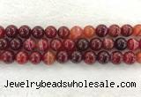 CAA1925 15.5 inches 14mm round banded agate gemstone beads