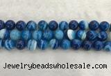 CAA1935 15.5 inches 14mm round banded agate gemstone beads