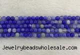 CAA1941 15.5 inches 6mm round banded agate gemstone beads