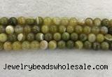 CAA1953 15.5 inches 10mm round banded agate gemstone beads