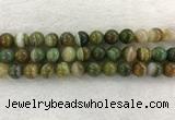 CAA1975 15.5 inches 14mm round banded agate gemstone beads