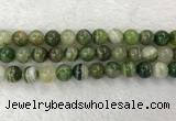 CAA1985 15.5 inches 14mm round banded agate gemstone beads