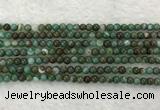 CAA1990 15.5 inches 4mm round banded agate gemstone beads