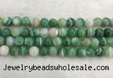 CAA2004 15.5 inches 12mm round banded agate gemstone beads