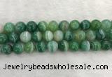 CAA2005 15.5 inches 14mm round banded agate gemstone beads