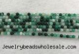 CAA2010 15.5 inches 4mm round banded agate gemstone beads